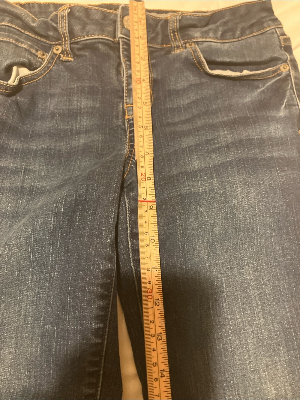 Aeropostale Jegging Skinny Jeans Blue Wash Size 6 Regular - Picture 8 of 8